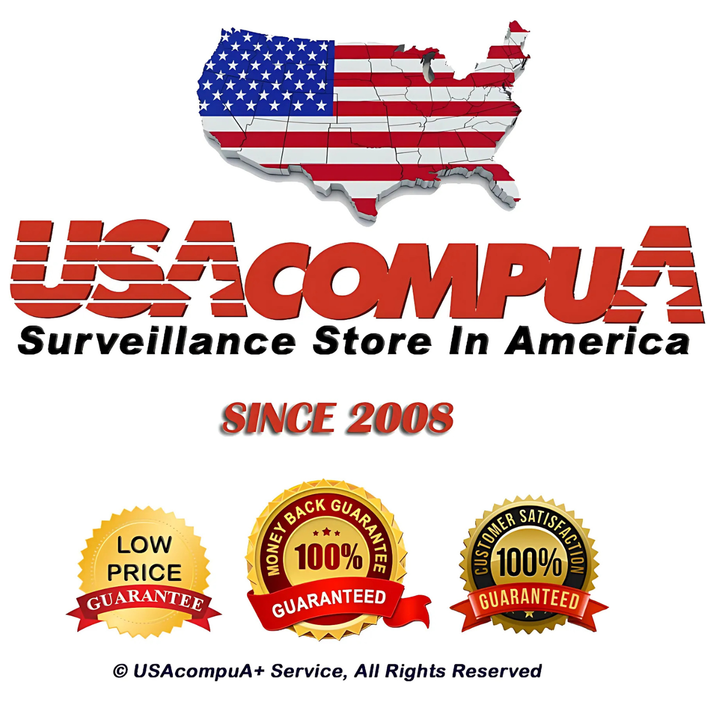 USAcompuA+ Plus Logo